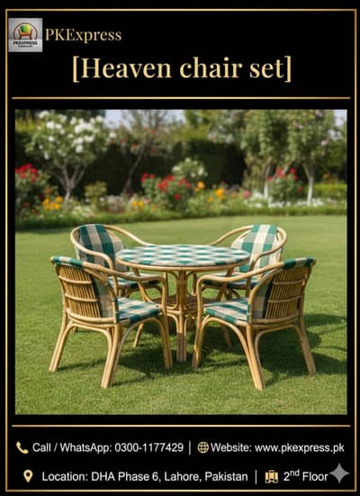UPVC Heaven Outdoor Chair – Garden / Lawn / Café Chair