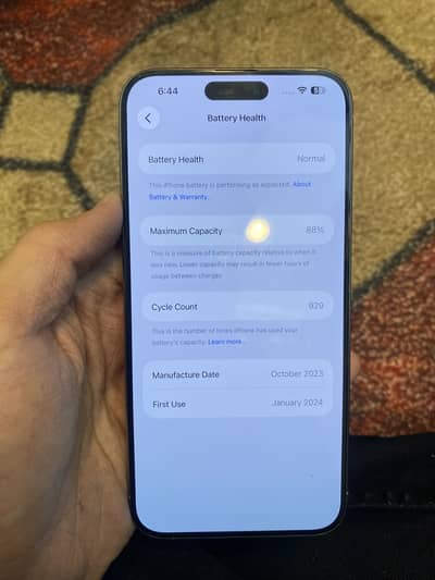 Iphone 15 pro max 256gb pta approved with box