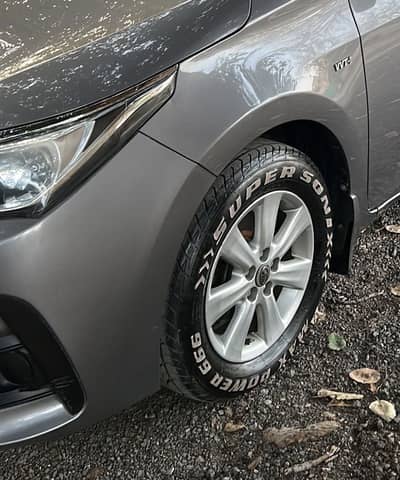 Altis 2016 rims tyres
