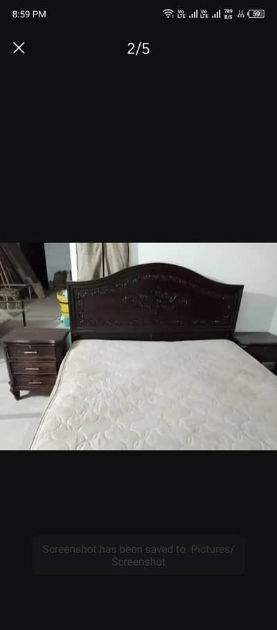 Sheesham wood bed set for sale