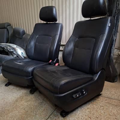 land cruiser v8 zx lc200 genuine leather electric seats parts