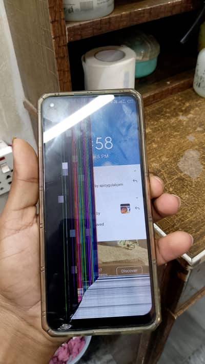 Infinix hot 10 pta only panel crack
