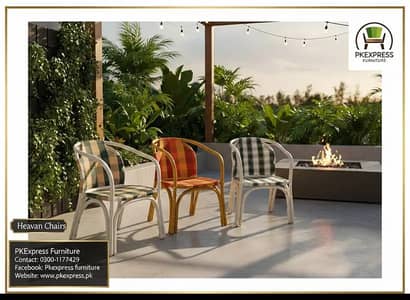 Garden & Lawn Outdoor Patio Furniture, PLastic Imported chairs, cafe