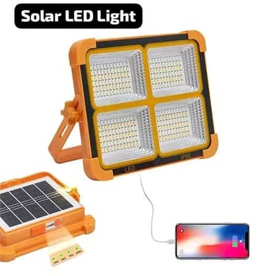 Solar LED Light with Power Bank (12000 MAH battery)
