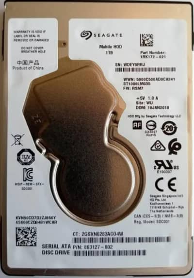 Dubai say ayi 1 tb hard disk