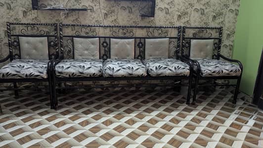 8 Seater Iron Sofa Set