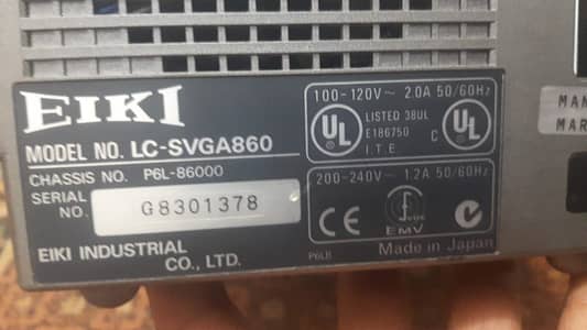 Projector SVGA , Japan