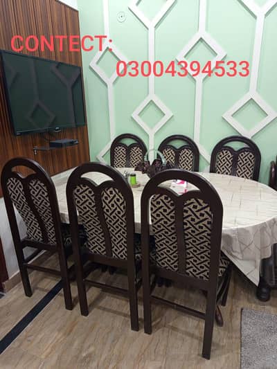dining table with 6 chairs