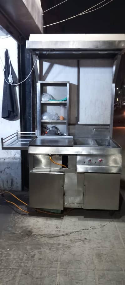 stainless steel SS fryer and hot plate for urgent sale