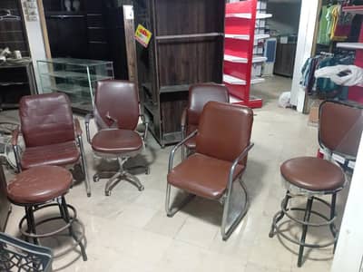 cushion seats, tyre seats, stools in good condition available