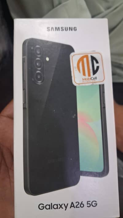 Samsung Galaxy A26 5G 8/256GB 10/9 Mint Full Box Rs 70000 Lahore