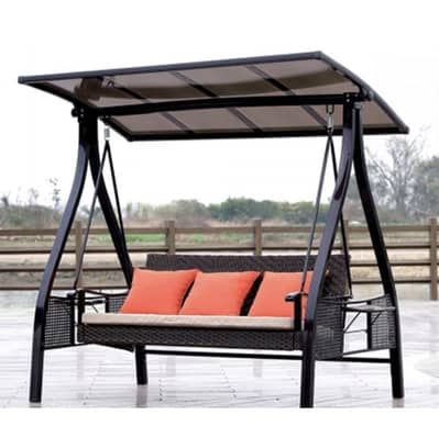 Rattan Outdoor Swing – Garden / Patio Hanging Swing Chair