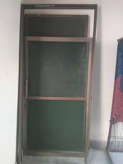 aluminium glass door 6.5×3.5