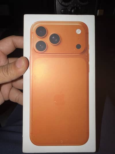 Iphone 17pro Max 256 GB Non Active Box pack cosmic Orange