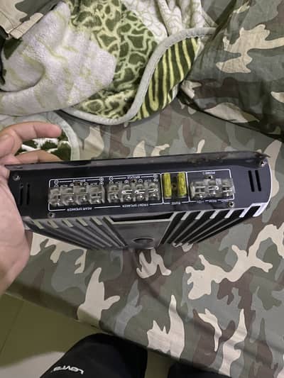 Audiobank ab-7575 4 channel power amplifier 3800 watts