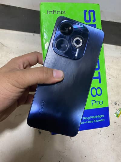 Infinix Smart 8pro 4 128 All ok complete Saman