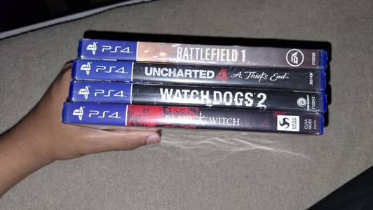 4 ps4 cd's in 4 thousand limited offer contact for more  details