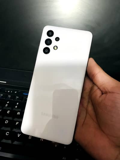 samsung a32 mobile with complete box phone official pta approved