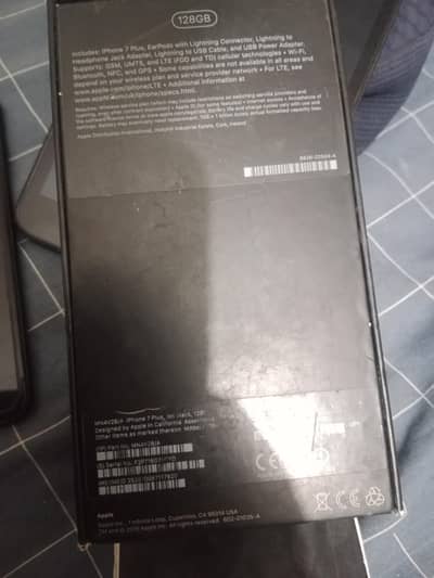 iPhone 7 plus 128 GB pta approve with box