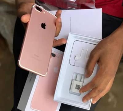 IPhone 7 plus 128 GB only WhatsApp number 03468556940