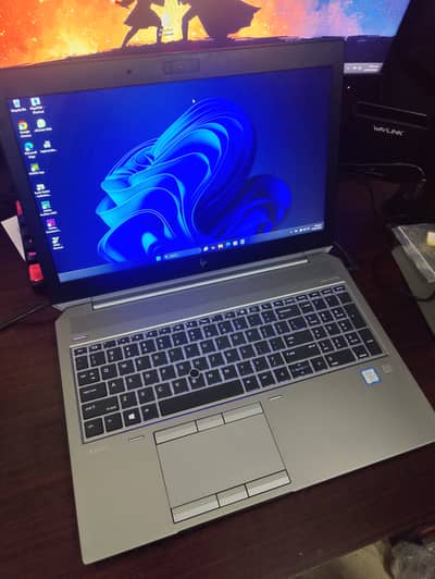 HP Zbook 15 G5 Core i7H 8Gen, 16GB, 256GB , 4GB DDR5 P1000, 4K IPS