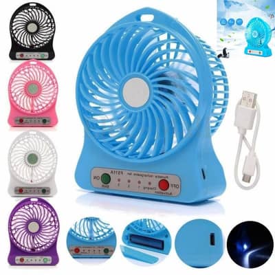 Portable Rechargeable Fan Lightweight USB Charging free delivery