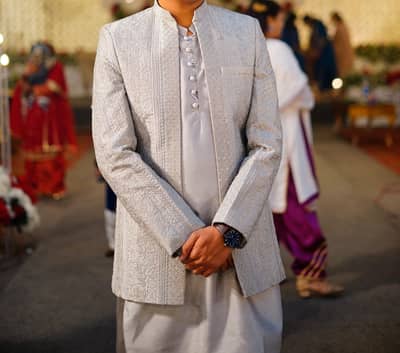 Princess coat + shalwar kamiz just 2 hours use new