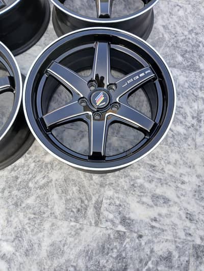 Black Lenso Rims for Corolla Prius 15 size