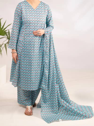 Ferozi Lawn 3Pc Stitched (Almirah)
