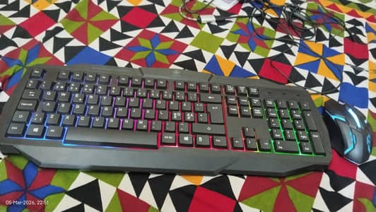 rgb gaming keyboard mouse combo