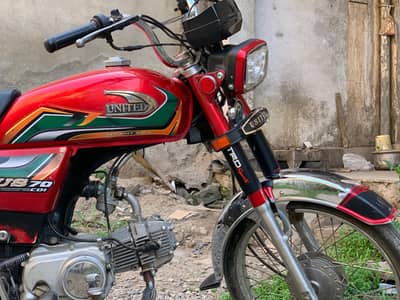 United Us 70 cc bike For sale