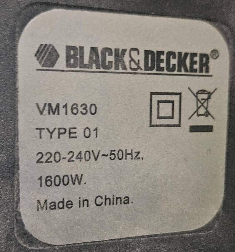 Black&Decker Vecuum Cleaner 3
