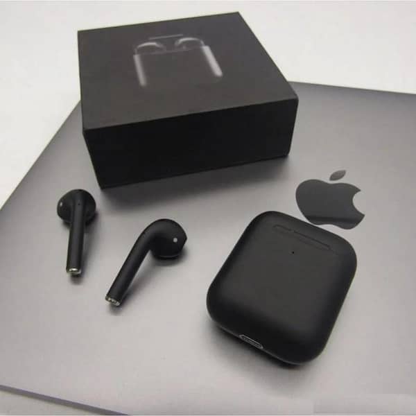 Matte Black Airpods Wireless Earbuds