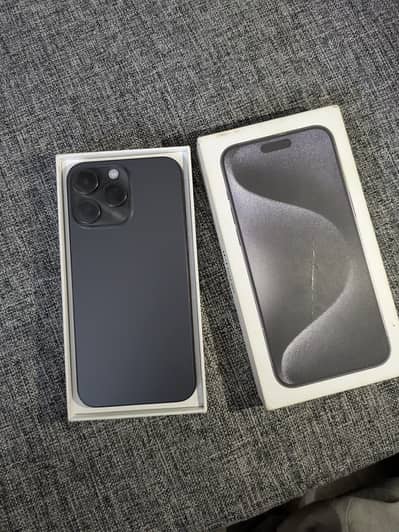 Iphone 15 pro max 512 gb non pta factory unlock (sim time used)