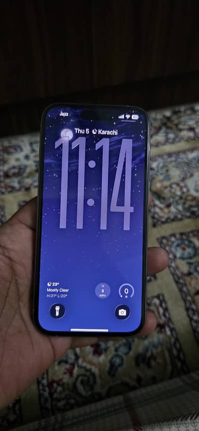 Iphone 15 pro 256 gb (PTA Approved)