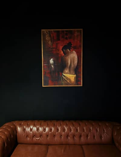 Hand made painting on canvas