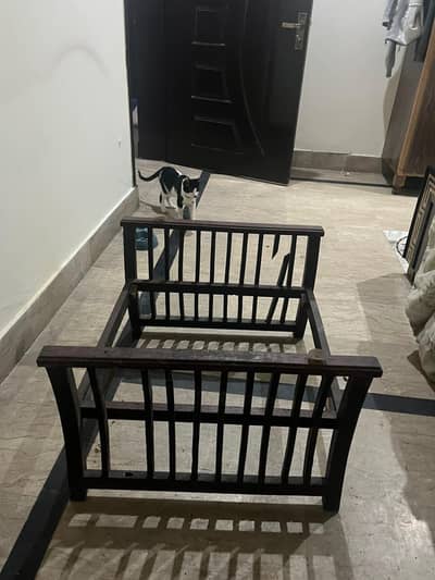 Double Bed & single with mattress