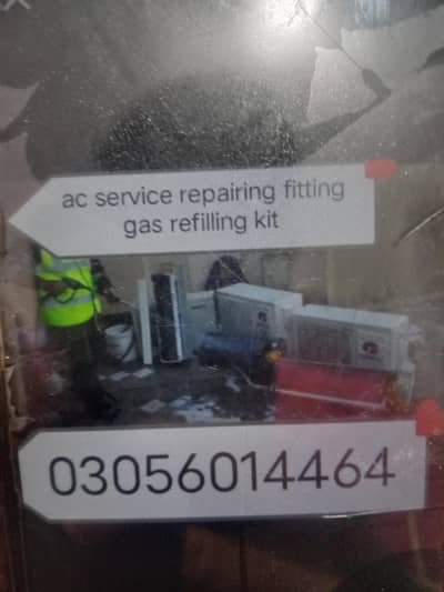 service repairing gas refilling. 03056014464