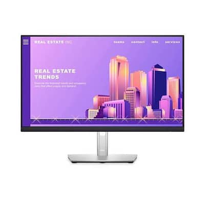 Dell 1080p 75hz 24 inch bezel less monitor with aluminum monitor stand