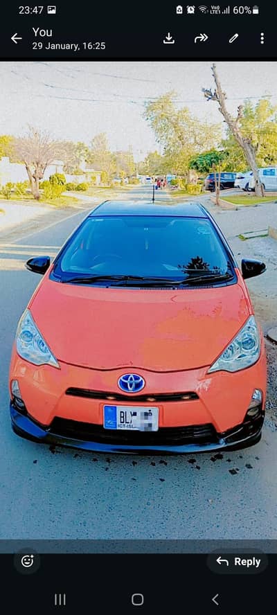 toyta aqua hybrid 2012/2015