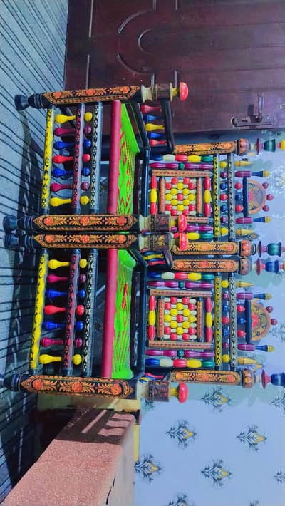 Traditional antique Rangeen Peerha set