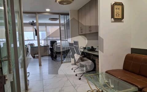 Well Maintained Like Brand New Fully Furnished Office Available For Rent At Main Khalid Bin Waleed Road Near Zeytin Restaurant