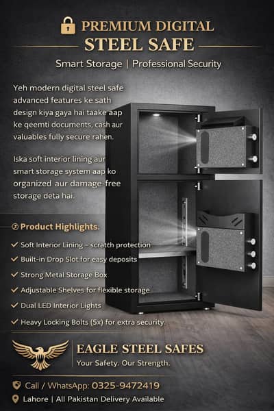DIGITAL LOCKER CASH LOCKER SECURITY SAFES BANK LOCKER MEDIA SAFE