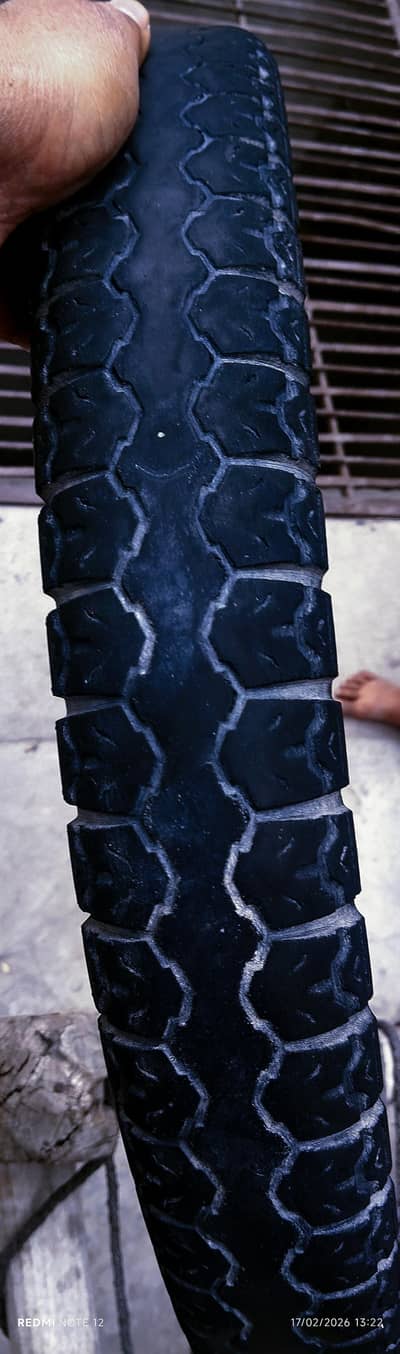 Prioder 100 cc. Genuine Tyre – 70% Condition