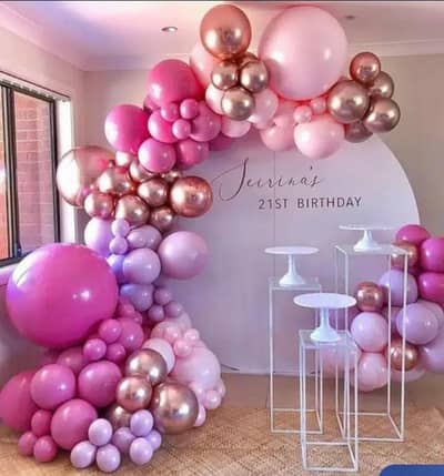 roza kushai decor / ballon decoration / event services / party decor