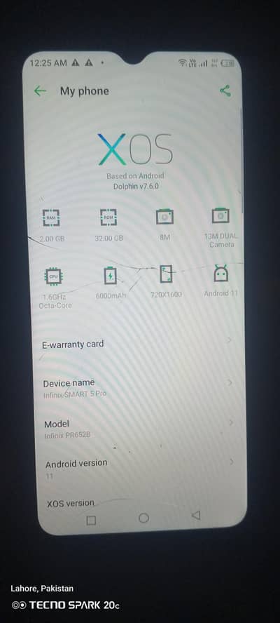 infinix smart 5 pro  WhatsApp 03247751335