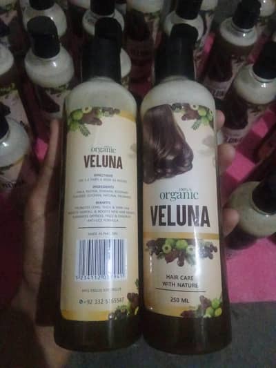 Veluna Organic Hair Growth Oil – Strong & Thick Hair Formula