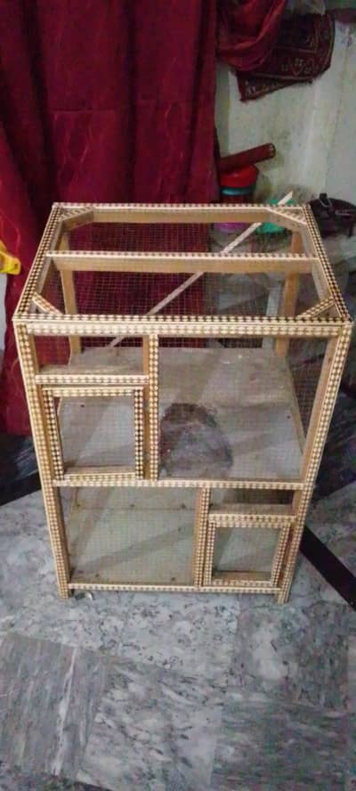 wood cage