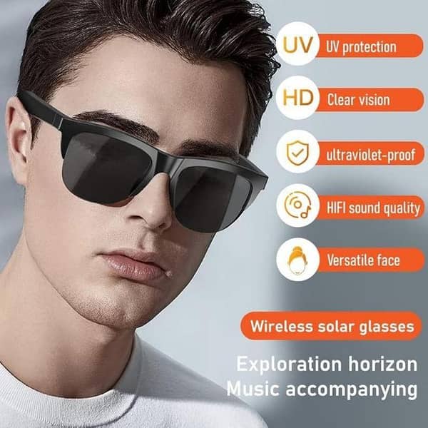 AI Smart Bluetooth Glasses Eyewear with Music & Call Support NO NEED Earbuds Direct Bluetoth Glasses Stylish Hands-Free Smart  90% OFF Sale Limited Stock Smart Bluetooth Classes Smart Audio Glasses