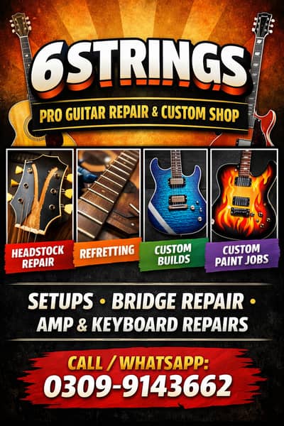 Professional Luthier Services – Guitar Repair, Custom Builds & More